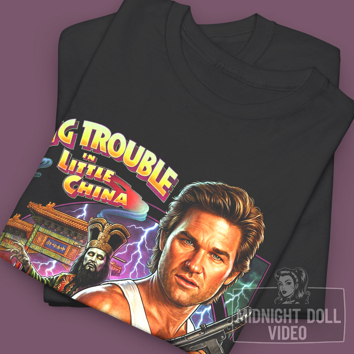 BIG TROUBLE IN LITTLE CHINA (1986) - "OL' JACK BURTON TRIBUTE" VINTAGE SHIRT