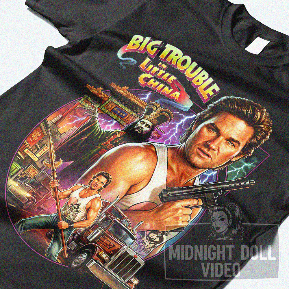 BIG TROUBLE IN LITTLE CHINA (1986) - "OL' JACK BURTON TRIBUTE" VINTAGE SHIRT