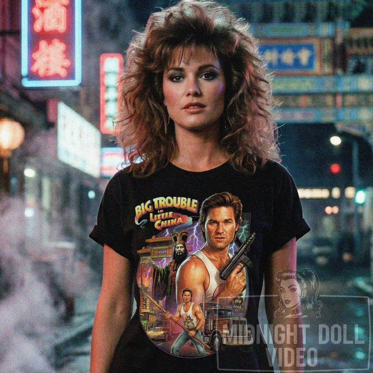 BIG TROUBLE IN LITTLE CHINA (1986) - "OL' JACK BURTON TRIBUTE" VINTAGE SHIRT
