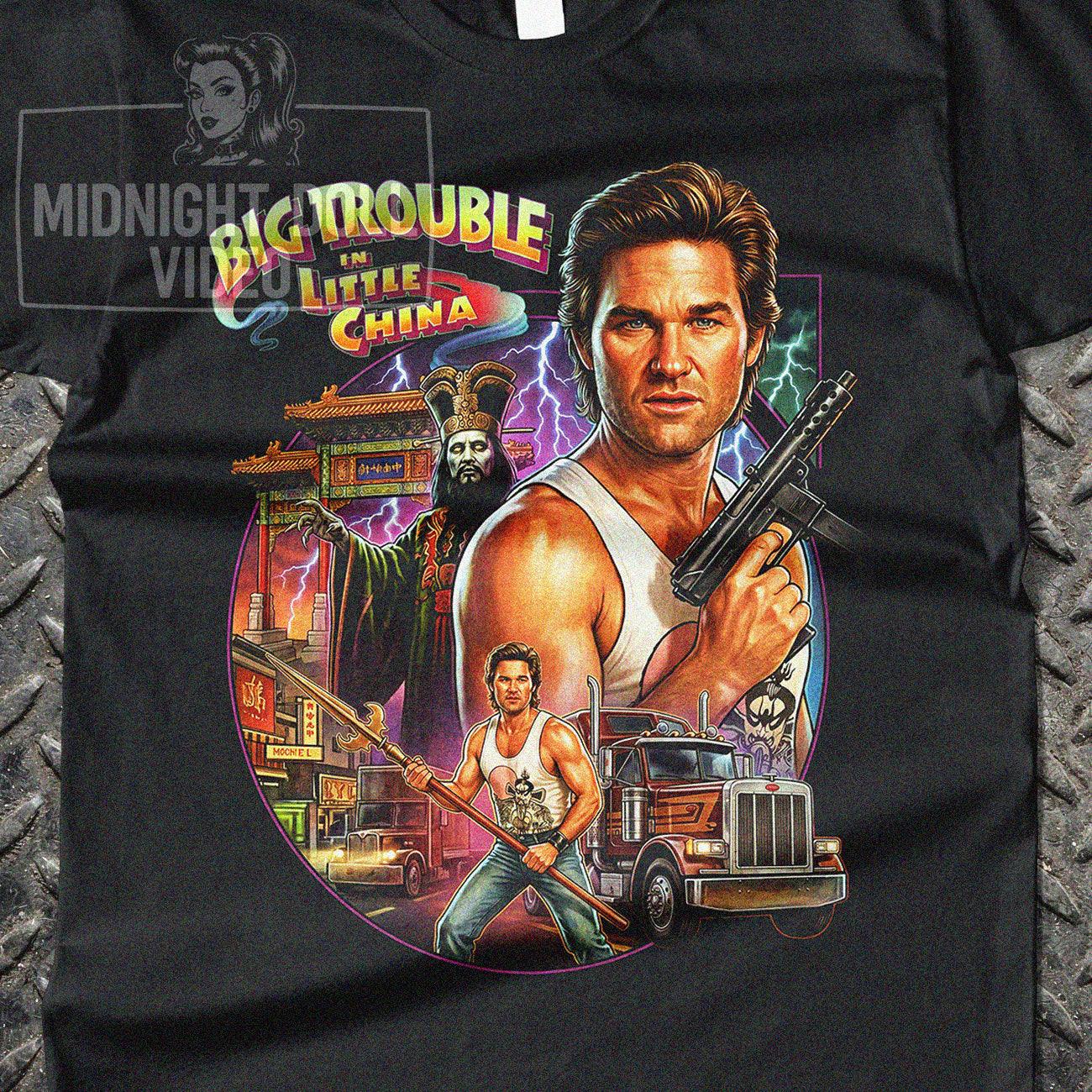 BIG TROUBLE IN LITTLE CHINA (1986) - "OL' JACK BURTON TRIBUTE" VINTAGE SHIRT