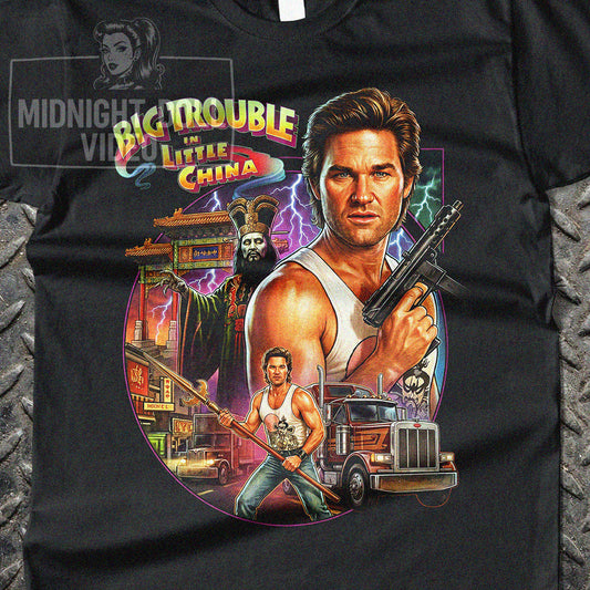 BIG TROUBLE IN LITTLE CHINA (1986) - "OL' JACK BURTON TRIBUTE" VINTAGE SHIRT
