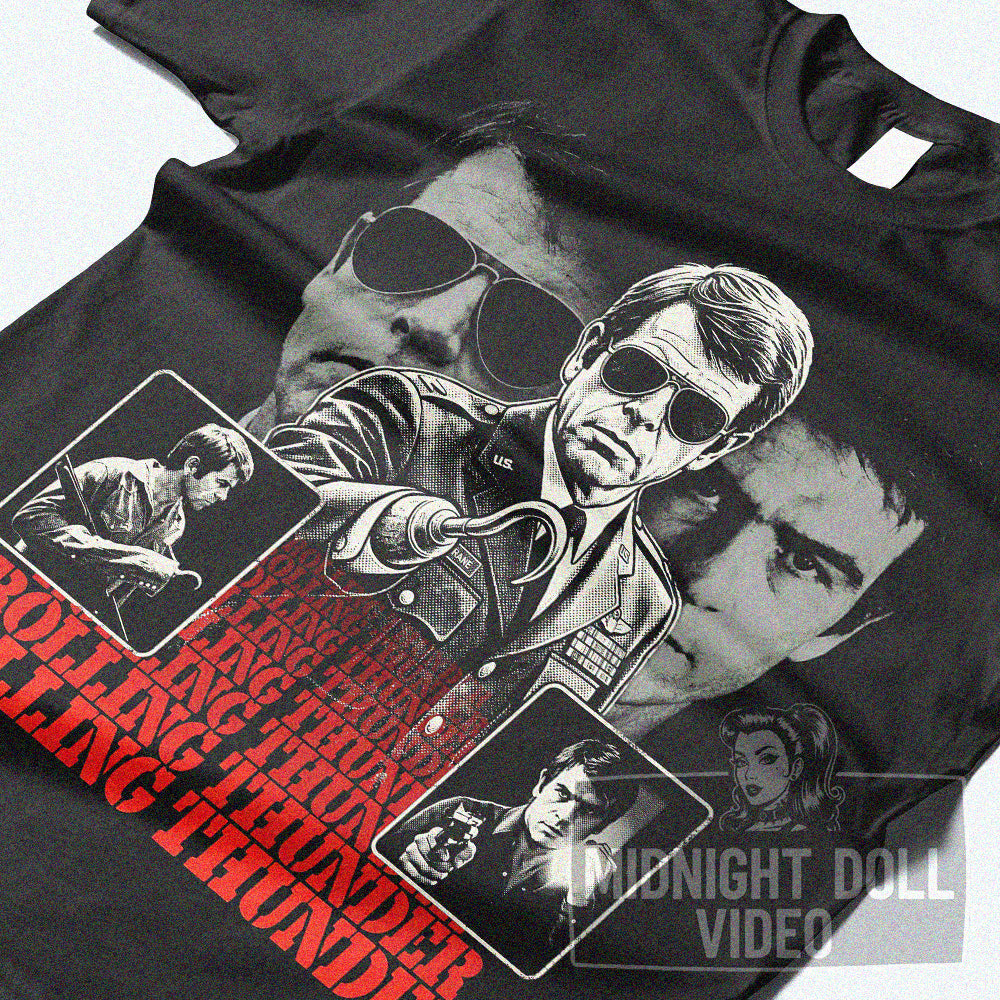 ROLLING THUNDER (1977) - "MAJOR CHARLES RANE TRIBUTE" VINTAGE SHIRT