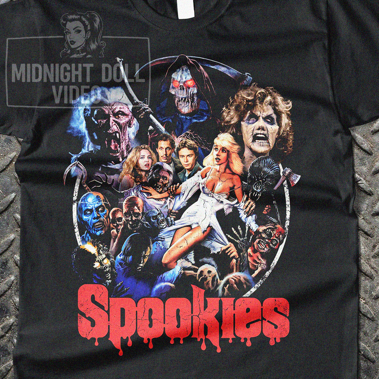 SPOOKIES (1986) - "THE ULTIMATE CREATURE FEATURE" VINTAGE SHIRT