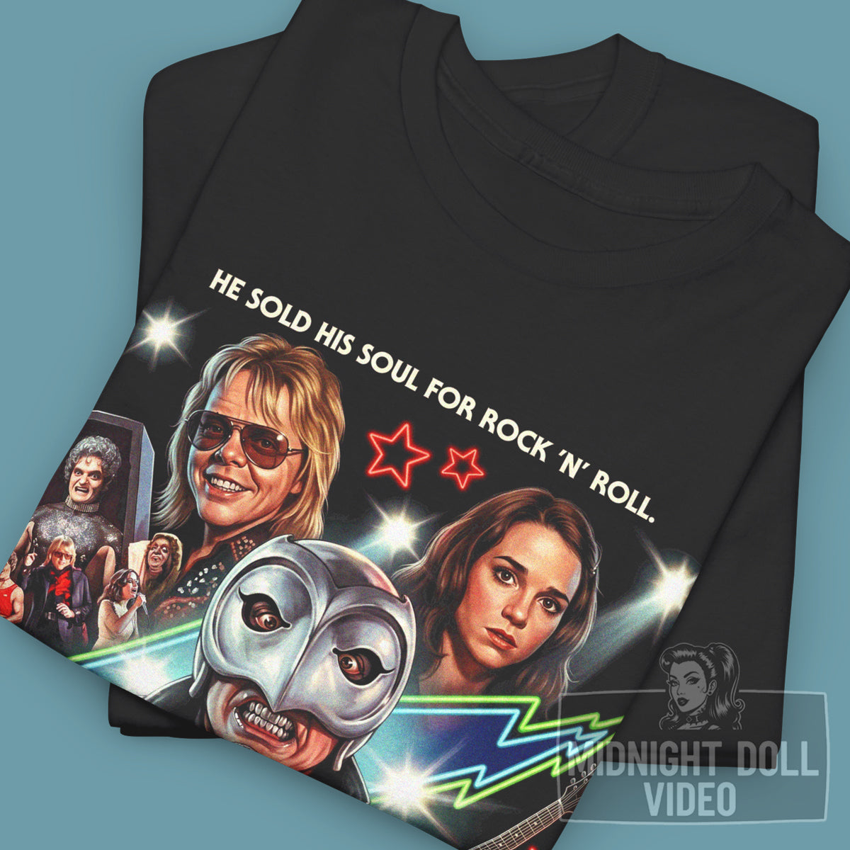 PHANTOM OF THE PARADISE (1974) - "GLAM ROCK OPERA" VINTAGE SHIRT