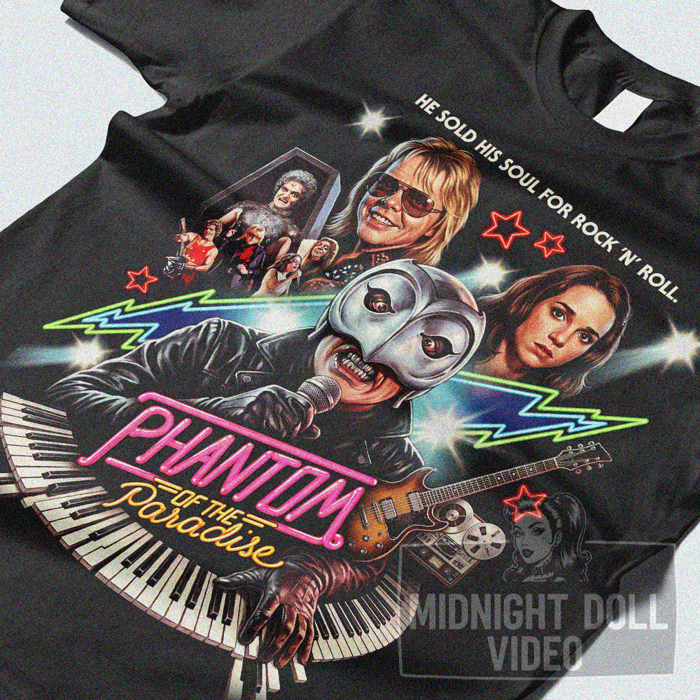 PHANTOM OF THE PARADISE (1974) - "GLAM ROCK OPERA" VINTAGE SHIRT