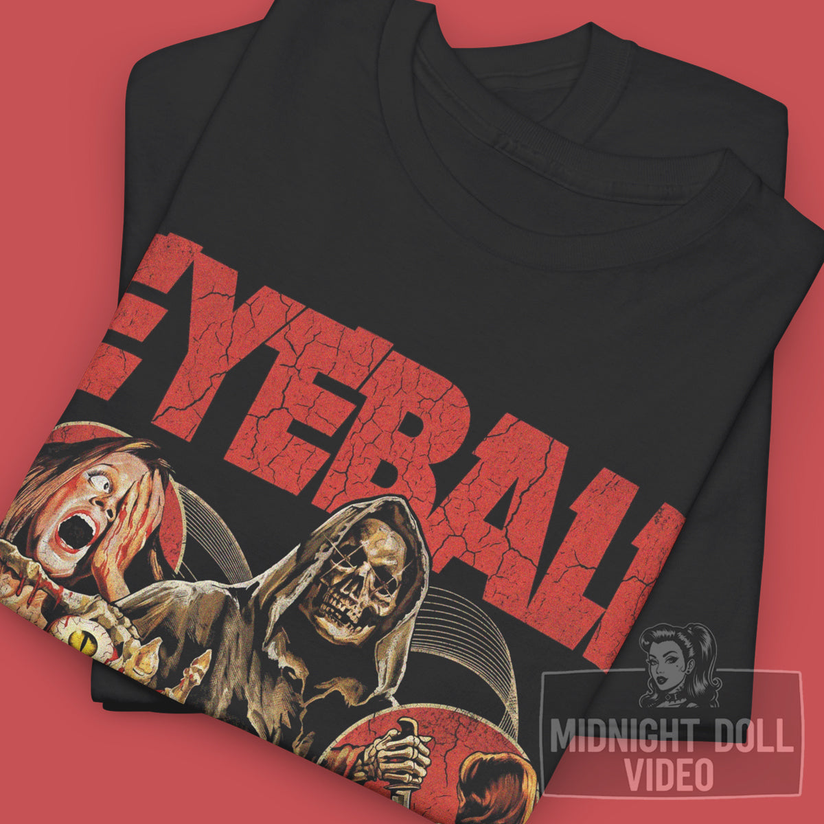 EYEBALL (1975) - "A BLINDING VISION OF HORROR" VINTAGE SHIRT