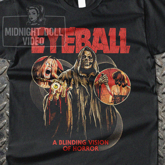 EYEBALL (1975) - "A BLINDING VISION OF HORROR" VINTAGE SHIRT