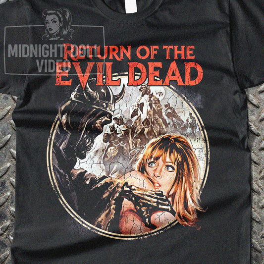 RETURN OF THE EVIL DEAD (1973) - "THE BLIND DEAD ARE BACK" VINTAGE SHIRT