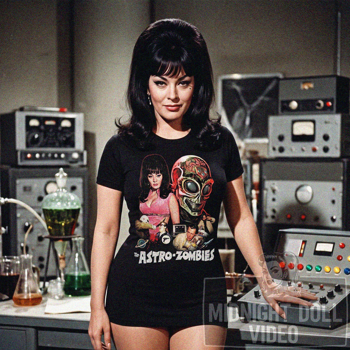 THE ASTRO-ZOMBIES (1968) - "MONSTERS FROM OUT OF THIS WORLD" VINTAGE SHIRT