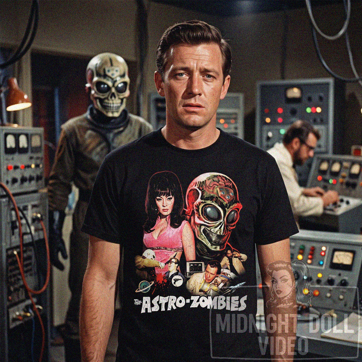 THE ASTRO-ZOMBIES (1968) - "MONSTERS FROM OUT OF THIS WORLD" VINTAGE SHIRT