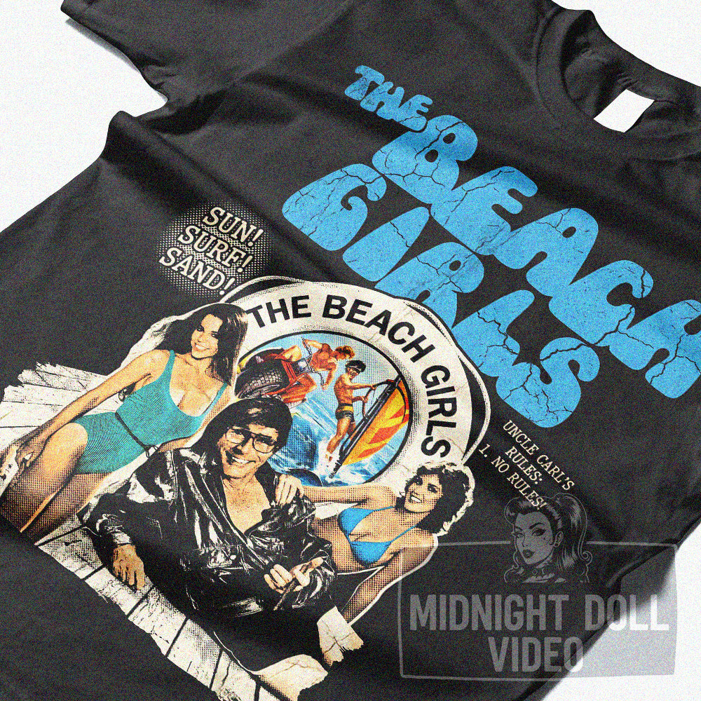 THE BEACH GIRLS (1982) - "SUN, SURF AND SAND" VINTAGE SHIRT