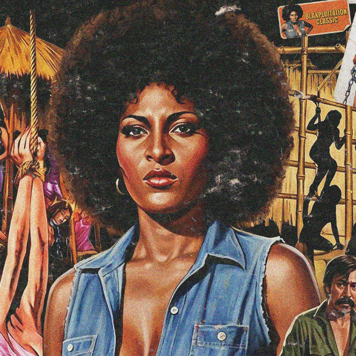 THE BIG BIRD CAGE (1972) - "WOMEN SO HOT WITH DESIRE" VHS TRIBUTE ART PRINT