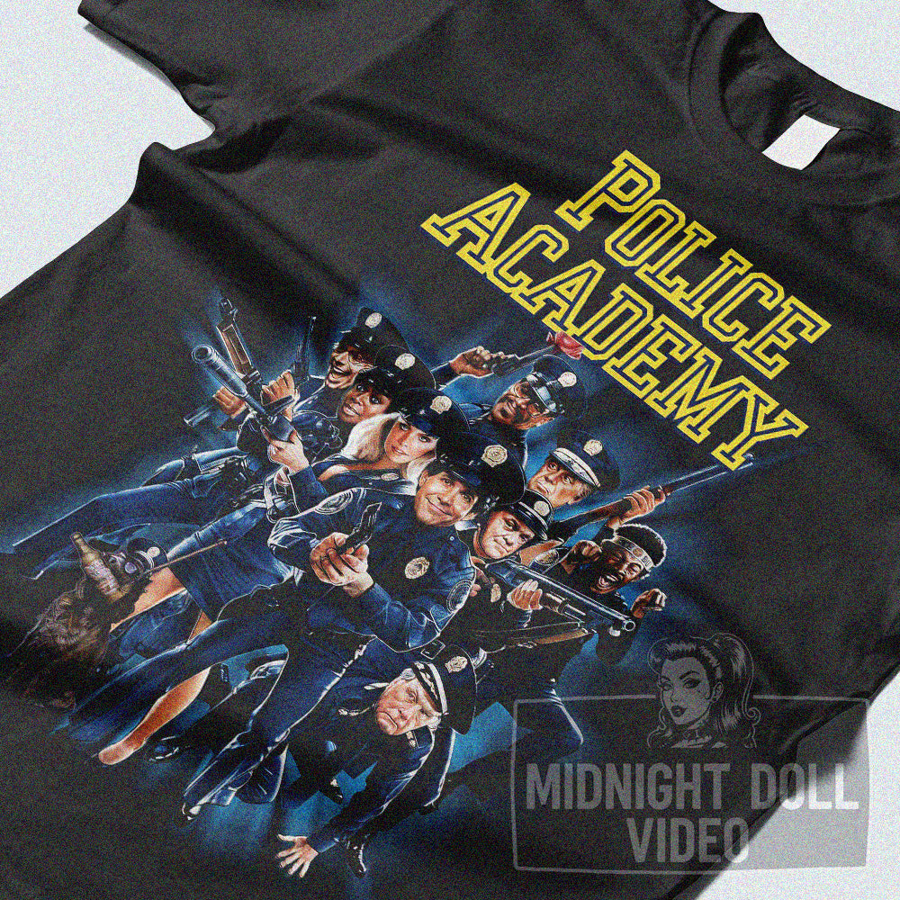 POLICE ACADEMY (1984) - "WHAT A CREW!" VINTAGE SHIRT