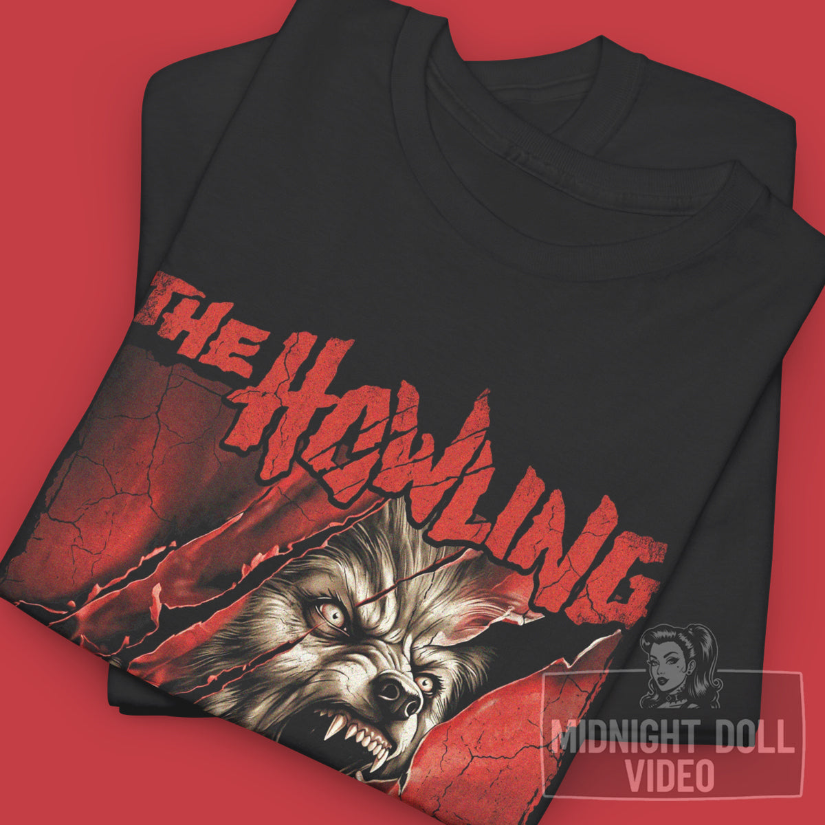 THE HOWLING (1981) - "IMAGINE YOUR WORST NIGHTMARE" JAPANESE T-SHIRT
