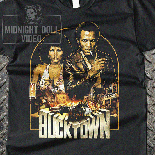 BUCKTOWN (1975) - "THE SOUL CINEMA EXPLOITATION" VINTAGE SHIRT