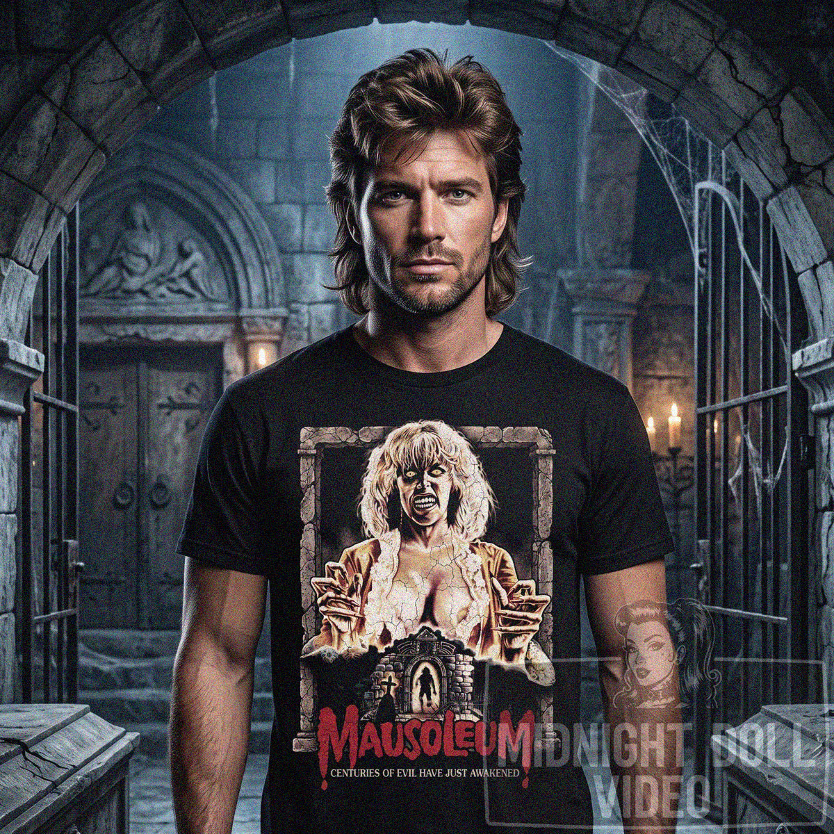 MAUSOLEUM (1983) - "THE DEMONIC POSSESSION" VINTAGE SHIRT
