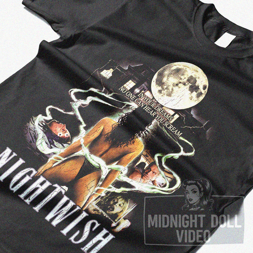 NIGHTWISH (1989) - "IN YOUR DREAMS NO ONE CAN HEAR YOU SCREAM" VINTAGE SHIRT