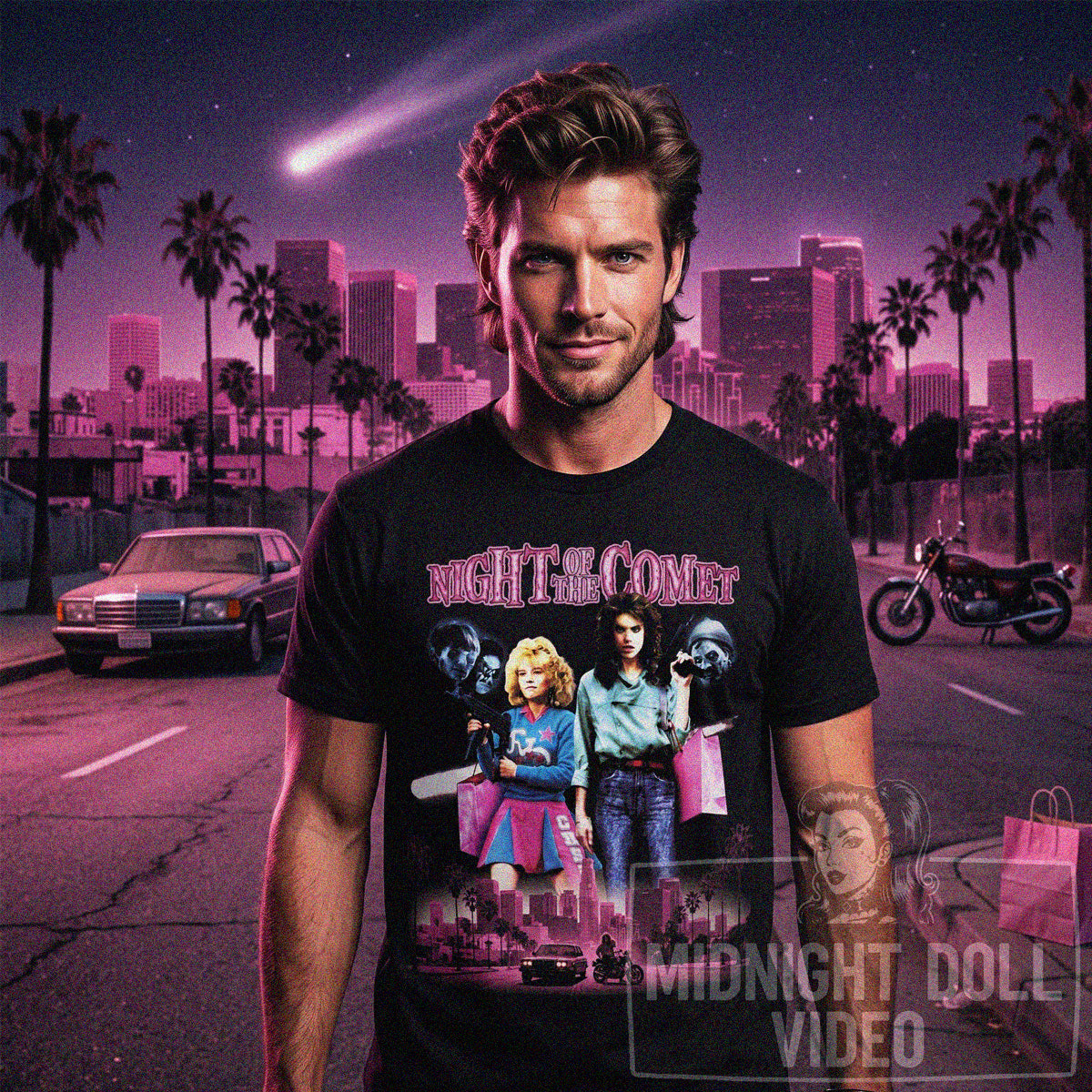 NIGHT OF THE COMET (1984) - "THE KIDS ARE GONNA BE FINE. IT'S THE COMET THAT'S IN TROUBLE." VINTAGE SHIRT