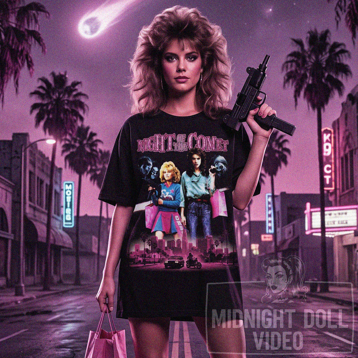 NIGHT OF THE COMET (1984) - "THE KIDS ARE GONNA BE FINE. IT'S THE COMET THAT'S IN TROUBLE." VINTAGE SHIRT