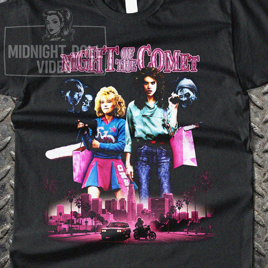 NIGHT OF THE COMET (1984) - "THE KIDS ARE GONNA BE FINE. IT'S THE COMET THAT'S IN TROUBLE." VINTAGE SHIRT