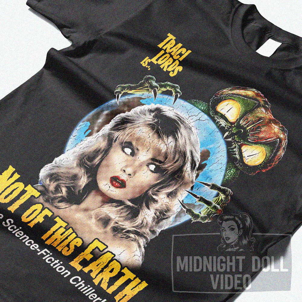 NOT OF THIS EARTH (1988) - "THE SCIENCE-FICTION CHILLER!" VINTAGE SHIRT