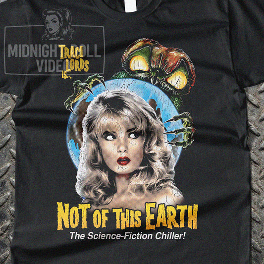 NOT OF THIS EARTH (1988) - "THE SCIENCE-FICTION CHILLER!" VINTAGE SHIRT