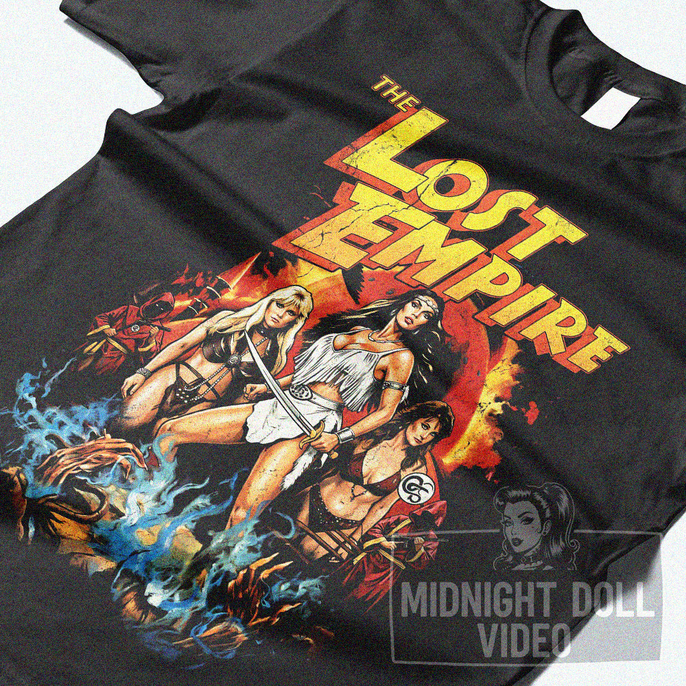 THE LOST EMPIRE (1984) - "THE ULTIMATE ACTION-FANTASY CULT CLASSIC!" VINTAGE SHIRT