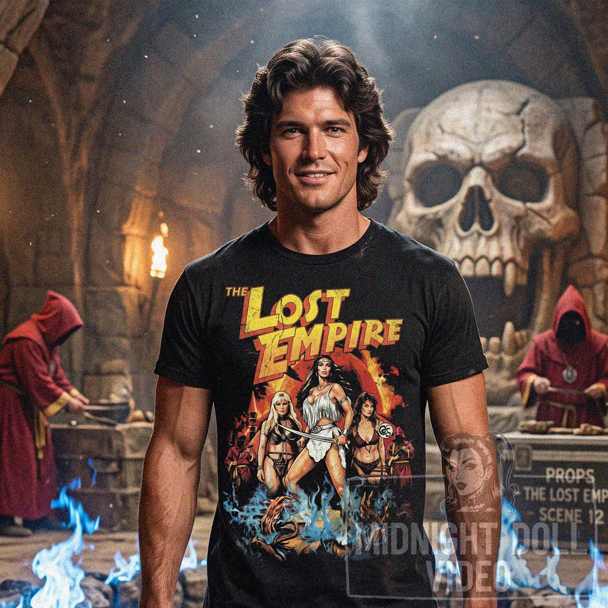 THE LOST EMPIRE (1984) - "THE ULTIMATE ACTION-FANTASY CULT CLASSIC!" VINTAGE SHIRT