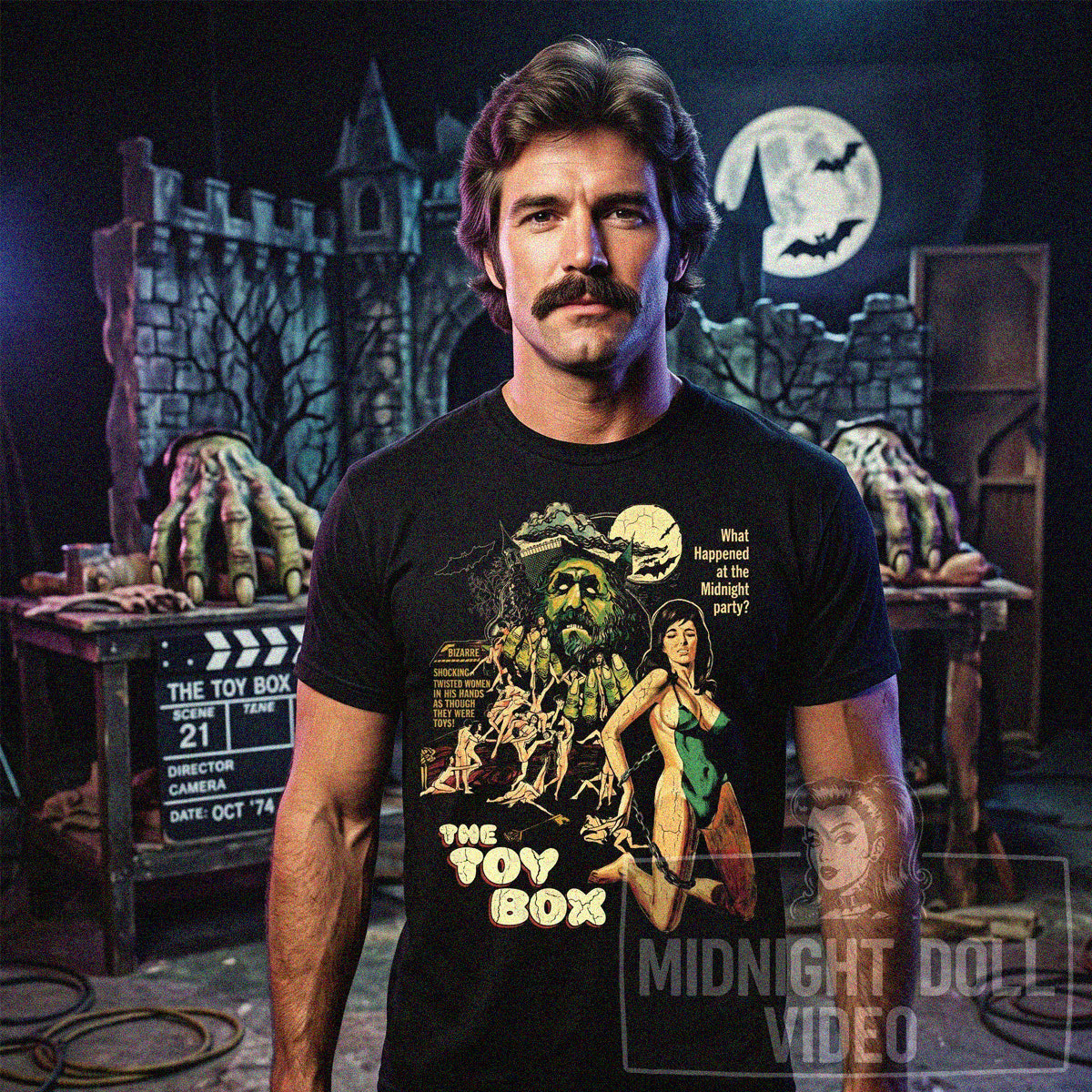 THE TOY BOX (1971) - "WHAT HAPPENED AT THE MIDNIGHT PARTY?" VINTAGE SHIRT