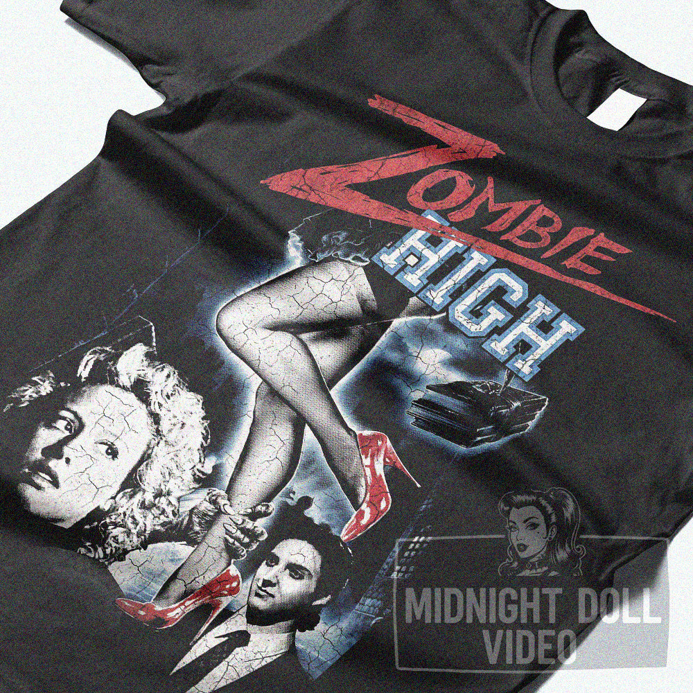 ZOMBIE HIGH (1987) - "CLASS IS IN SESSION" VINTAGE SHIRT