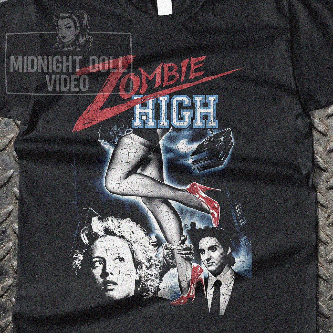 ZOMBIE HIGH (1987) - "CLASS IS IN SESSION" VINTAGE SHIRT