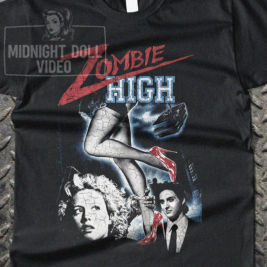 ZOMBIE HIGH (1987) - "CLASS IS IN SESSION" VINTAGE SHIRT