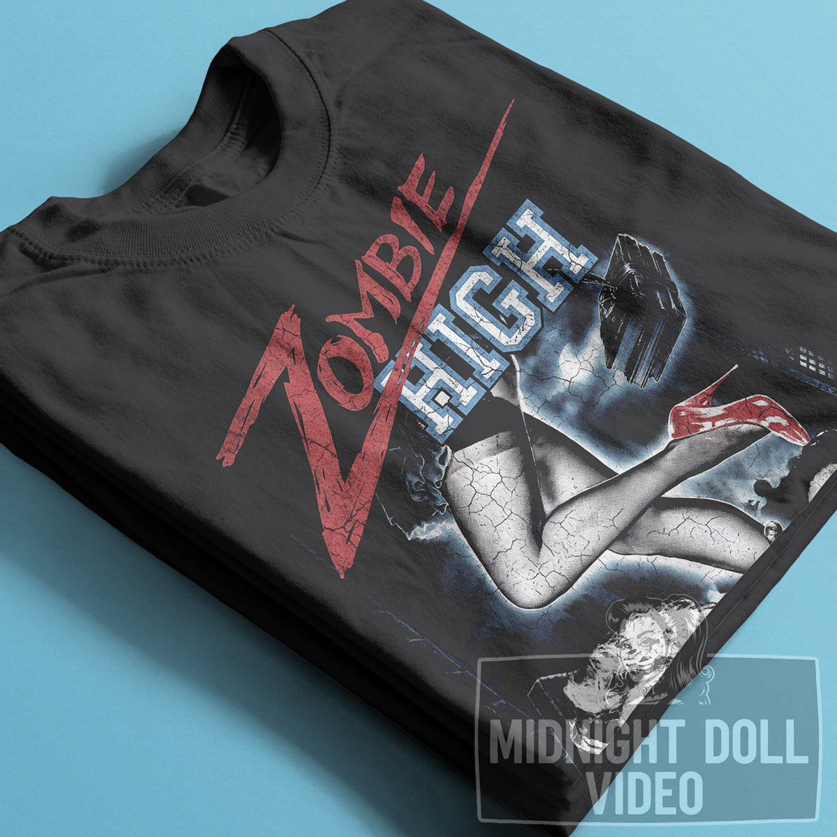 ZOMBIE HIGH (1987) - "CLASS IS IN SESSION" VINTAGE SHIRT