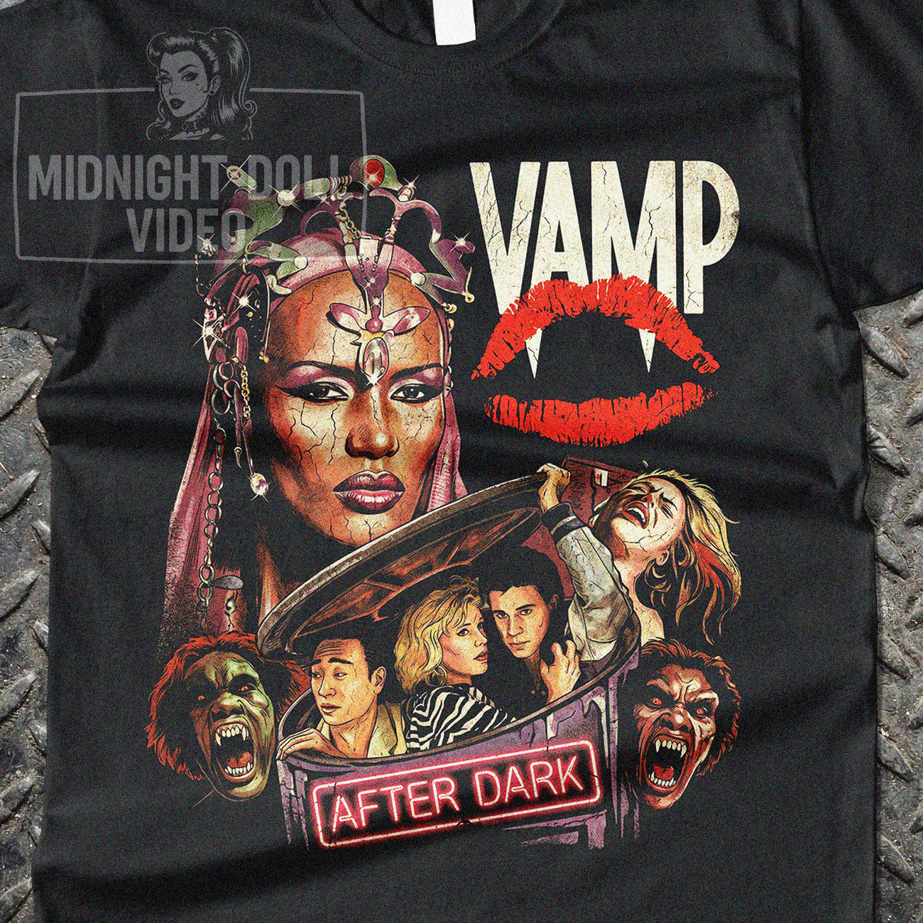 VAMP (1986) - "THE AFTER DARK CLUB" VINTAGE SHIRT