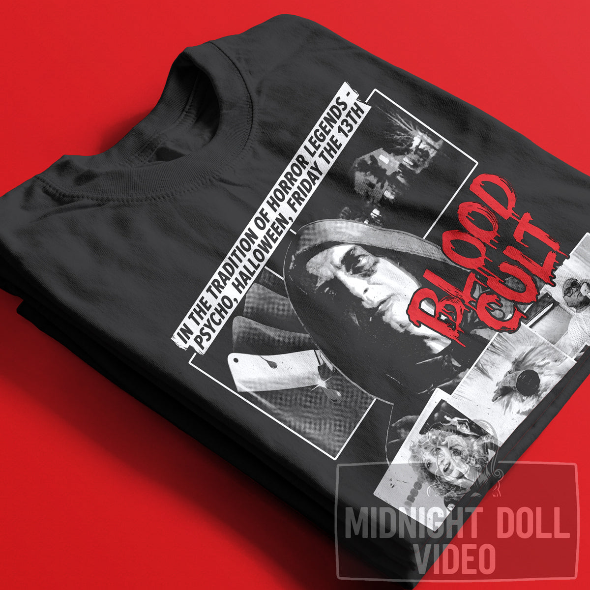 BLOOD CULT (1985) - "THE FIRST MOVIE MADE FOR HOME VIDEO" VINTAGE SHIRT