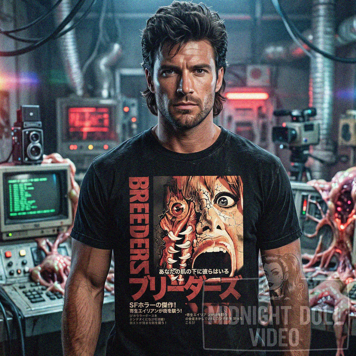 BREEDERS (1986) - "THEY'RE UNDER YOUR SKIN" JAPANESE EDITION VINTAGE T-SHIRT