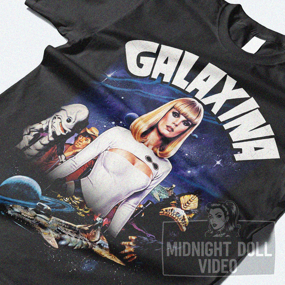 GALAXINA (1980) - "IN THE 28TH CENTURY" VINTAGE SCI-FI SHIRT