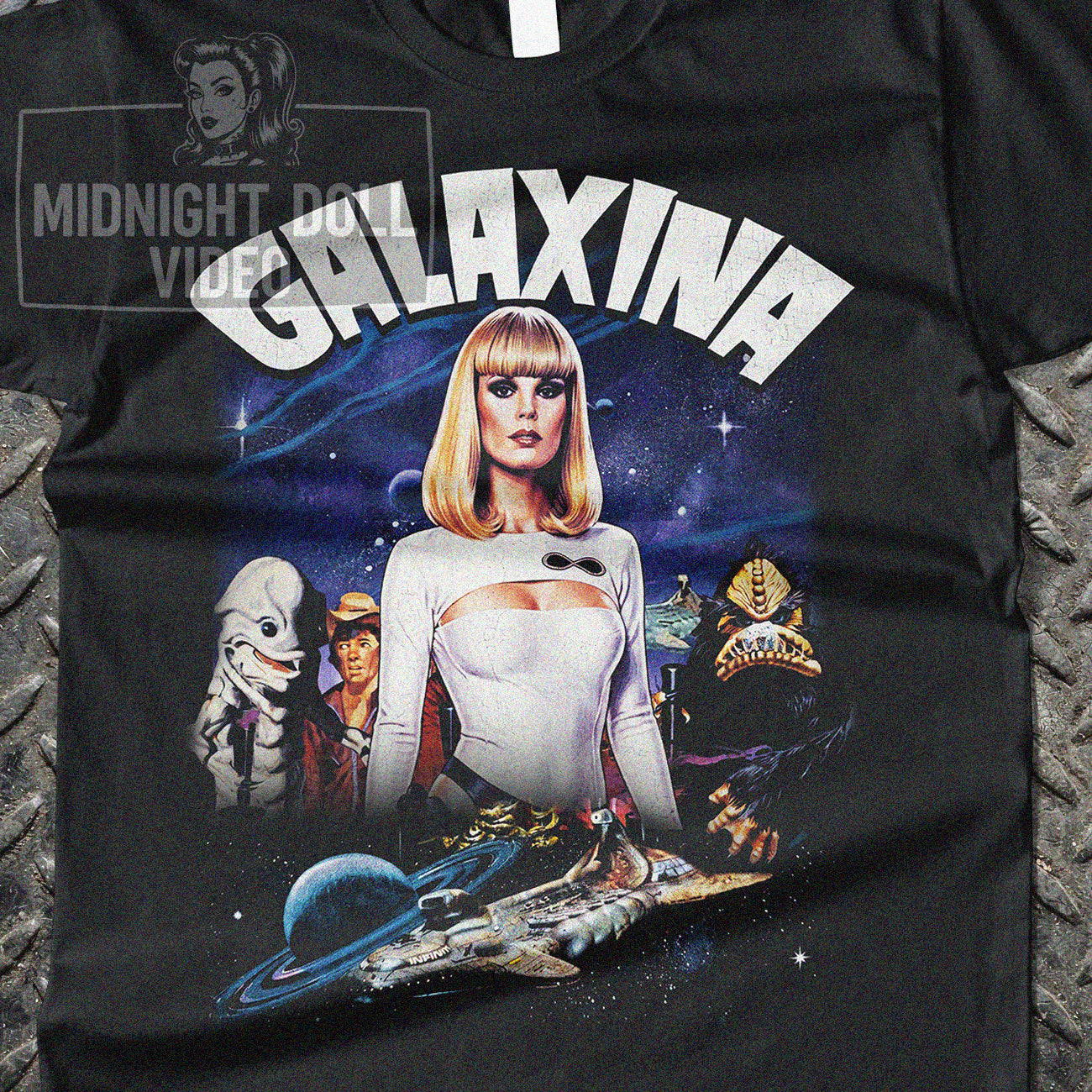 GALAXINA (1980) - "IN THE 28TH CENTURY" VINTAGE SCI-FI SHIRT