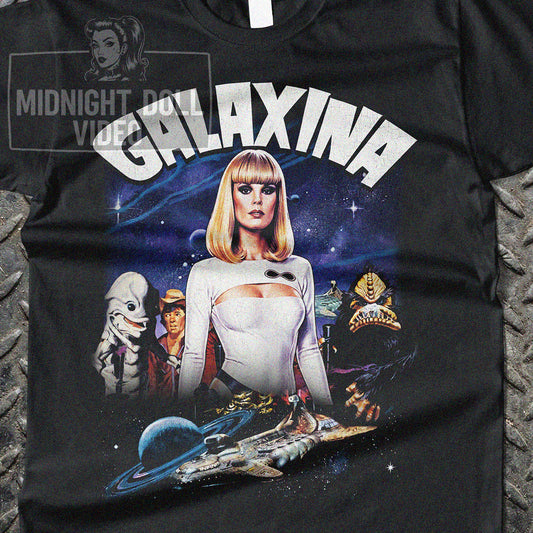 GALAXINA (1980) - "IN THE 28TH CENTURY" VINTAGE SCI-FI SHIRT