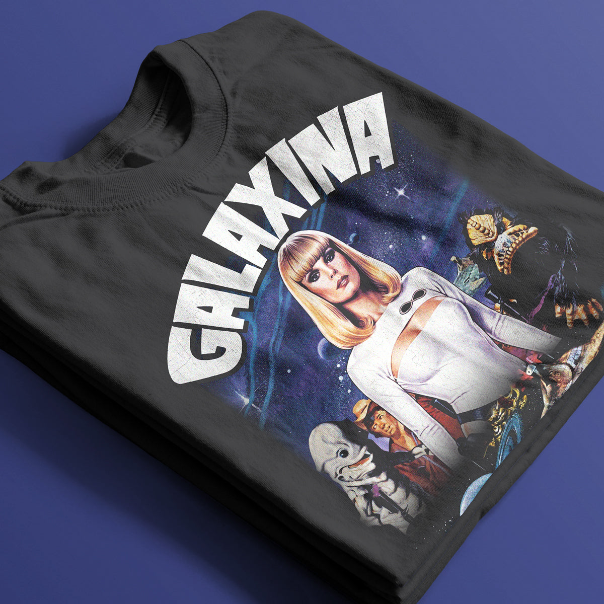 GALAXINA (1980) - "IN THE 28TH CENTURY" VINTAGE SCI-FI SHIRT