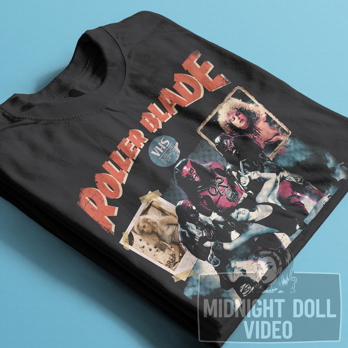 ROLLER BLADE (1986) - "THEY BLADE THE WAY TO HELL!" VINTAGE SHIRT