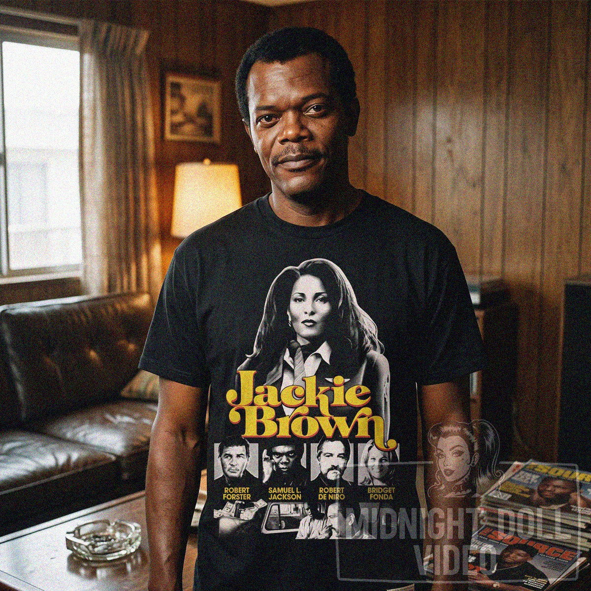 JACKIE BROWN (1997) - "THE DELUXE PAM GRIER TRIBUTE" VINTAGE SHIRT