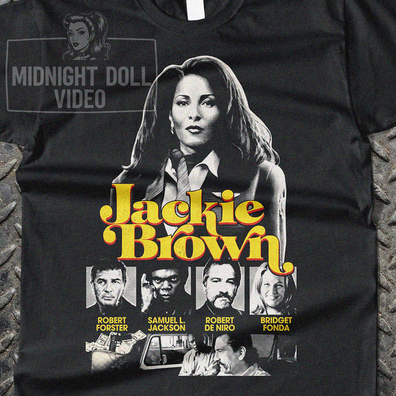 JACKIE BROWN (1997) - "THE DELUXE PAM GRIER TRIBUTE" VINTAGE SHIRT