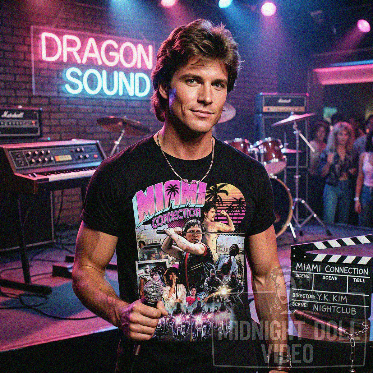 MIAMI CONNECTION (1987) - "FRIENDS FOR THE CENTURY" VINTAGE SHIRT
