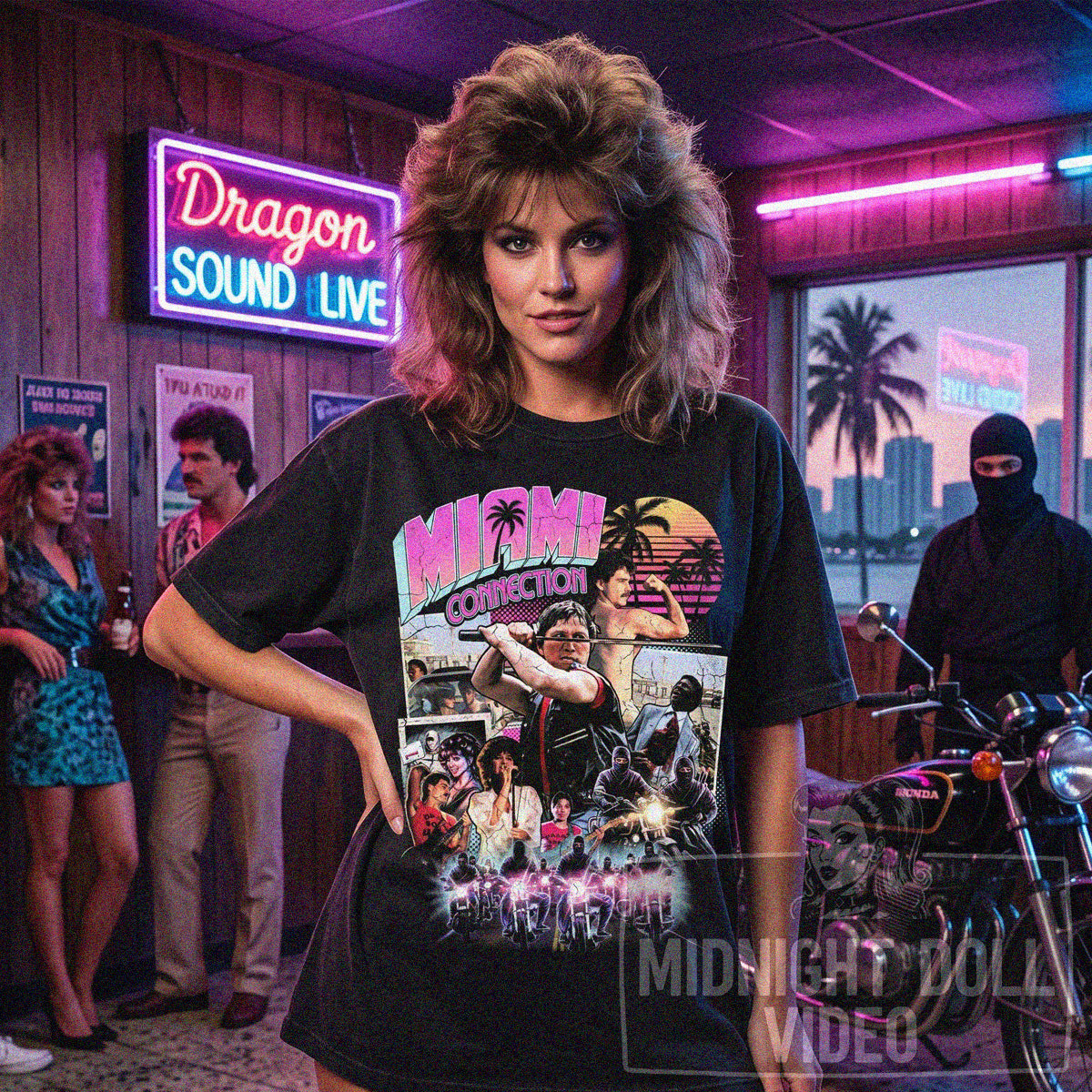 MIAMI CONNECTION (1987) - "FRIENDS FOR THE CENTURY" VINTAGE SHIRT