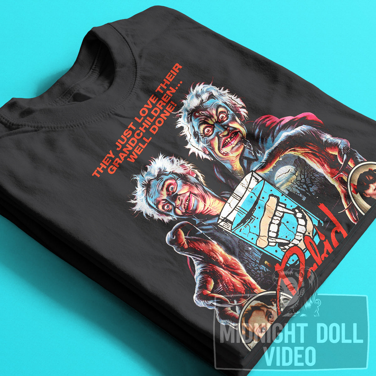 RABID GRANNIES (1988) - "THEY JUST LOVE THEIR GRANDCHILDREN... WELL DONE!" VINTAGE SHIRT