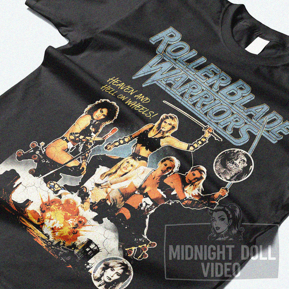 ROLLERBLADE WARRIORS (1989) - "HEAVEN AND HELL ON WHEELS!" VINTAGE SHIRT