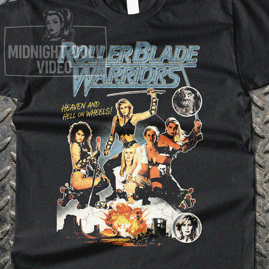 ROLLERBLADE WARRIORS (1989) - "HEAVEN AND HELL ON WHEELS!" VINTAGE SHIRT