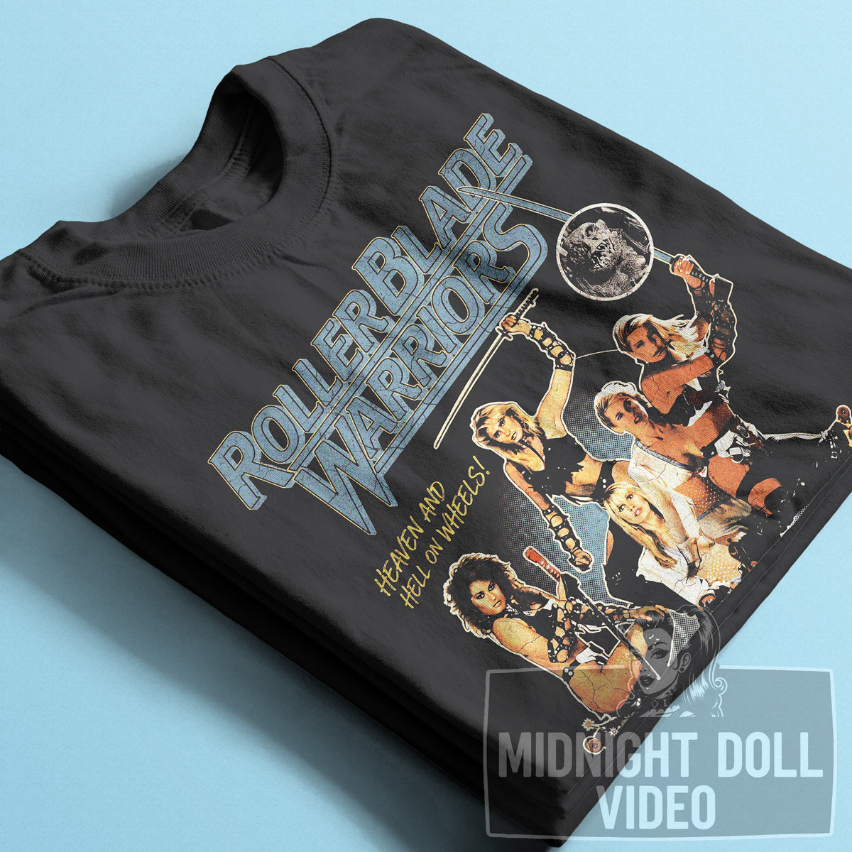 ROLLERBLADE WARRIORS (1989) - "HEAVEN AND HELL ON WHEELS!" VINTAGE SHIRT