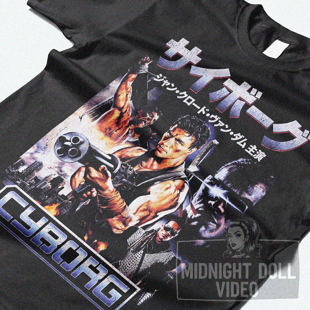 CYBORG (1989) - "Jean-Claude Van Damme" JAPANESE T-SHIRT